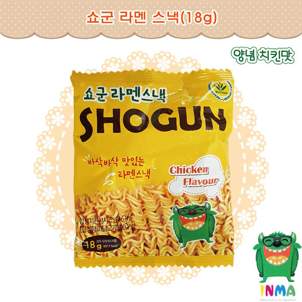 쇼군 라멘스낵 18g x 30개입