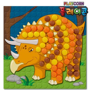 PL 플레이콘 모자이크공룡 트리케라톱스