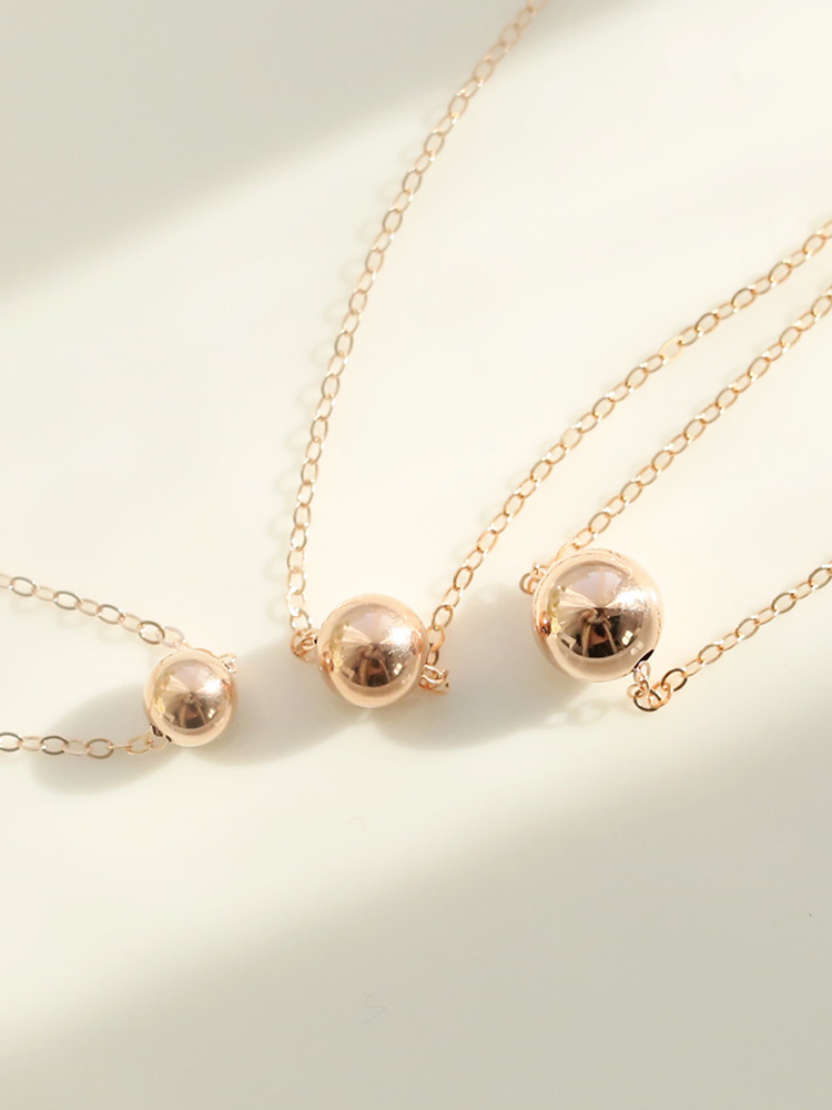 Love Ring Tangerine Earrings 14K Ball 14K Simple 1