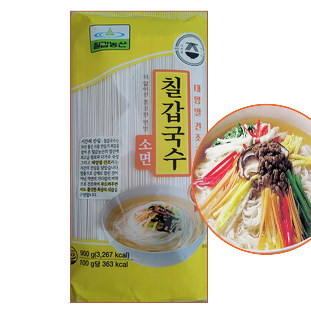 칠갑농산 칠갑국수 소면 900g