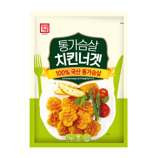 한성기업 통가슴살 치킨너겟 1kg
