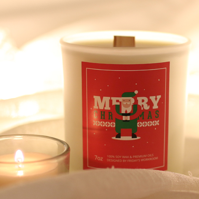 Merigold Round Soy Candle 9oz Lavender Herb Aroma 