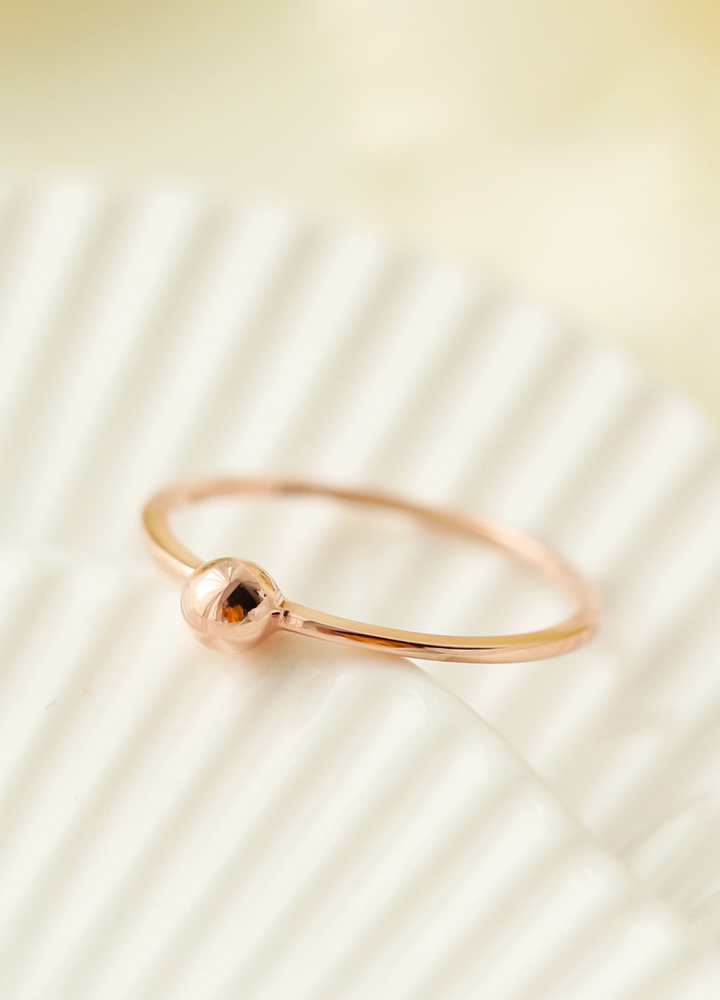 Love Ring Tangerine Earrings 14K Ball 14K Simple 1