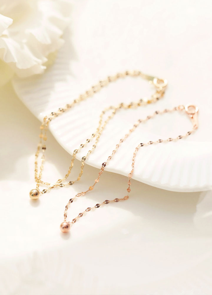 Love Ring Tangerine Earrings 14K Ball 14K Simple 1