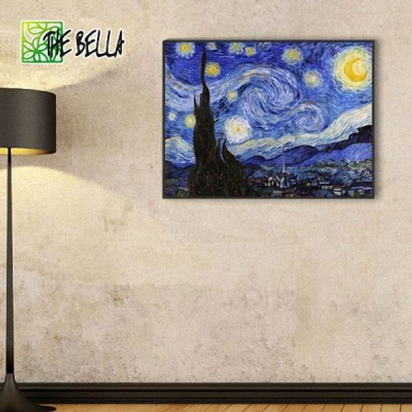 더벨라 THE BELLA 고흐 - 별이 빛나는 밤 The Starry Night-20x16inch 50 8x40