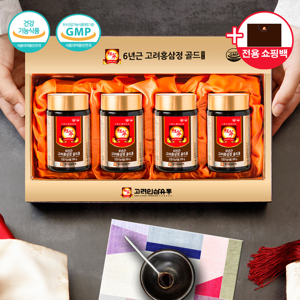 고려인삼유통 6년근 고려홍삼정 골드 1kg