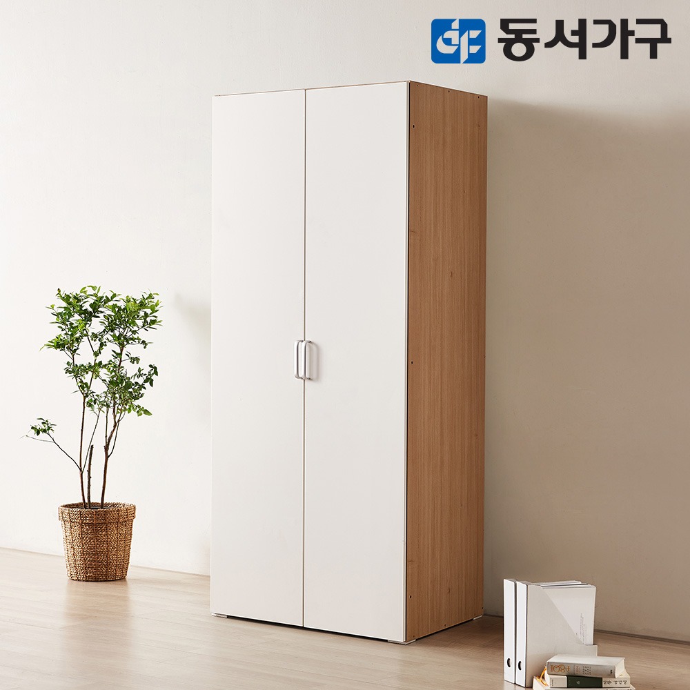 동서가구 애드 800 멀티 옷장 + 옷봉2 + 선반1 도어형 DF635879