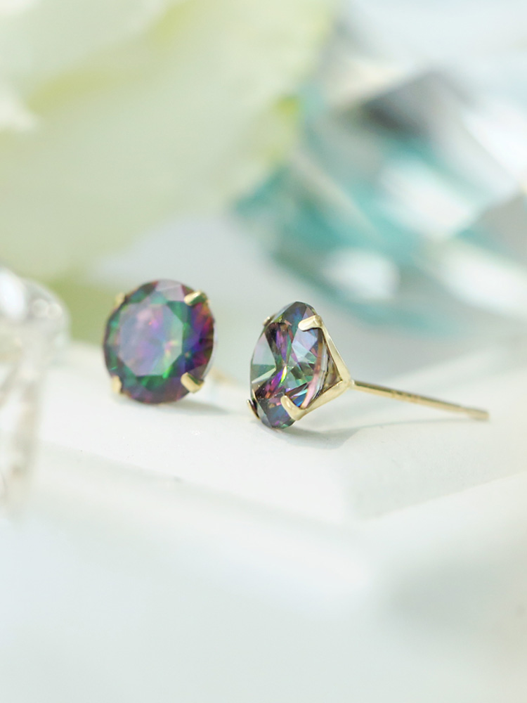 Love Ring Tangerine Earrings 14K Ball 14K Simple 1