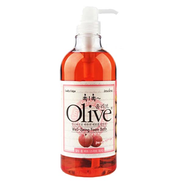 아임세레느 촉촉 올리브 웰빙 폼 바스 스위트 피치 750ml