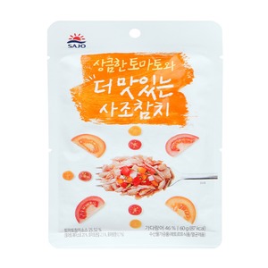 상큼한 토마토와 더 맛있는 참치 60g