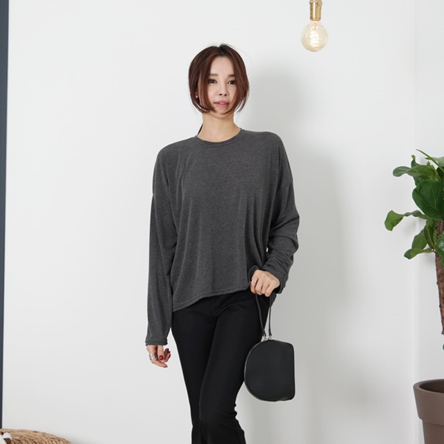 Winter flare check Long skirt Autumn long skirt A 