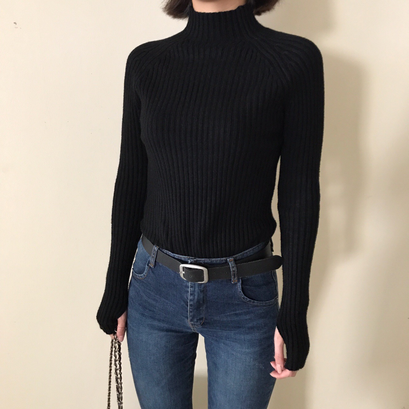 Suede Ankle Boots Angle Midsole Heel 5cm Black, Gr