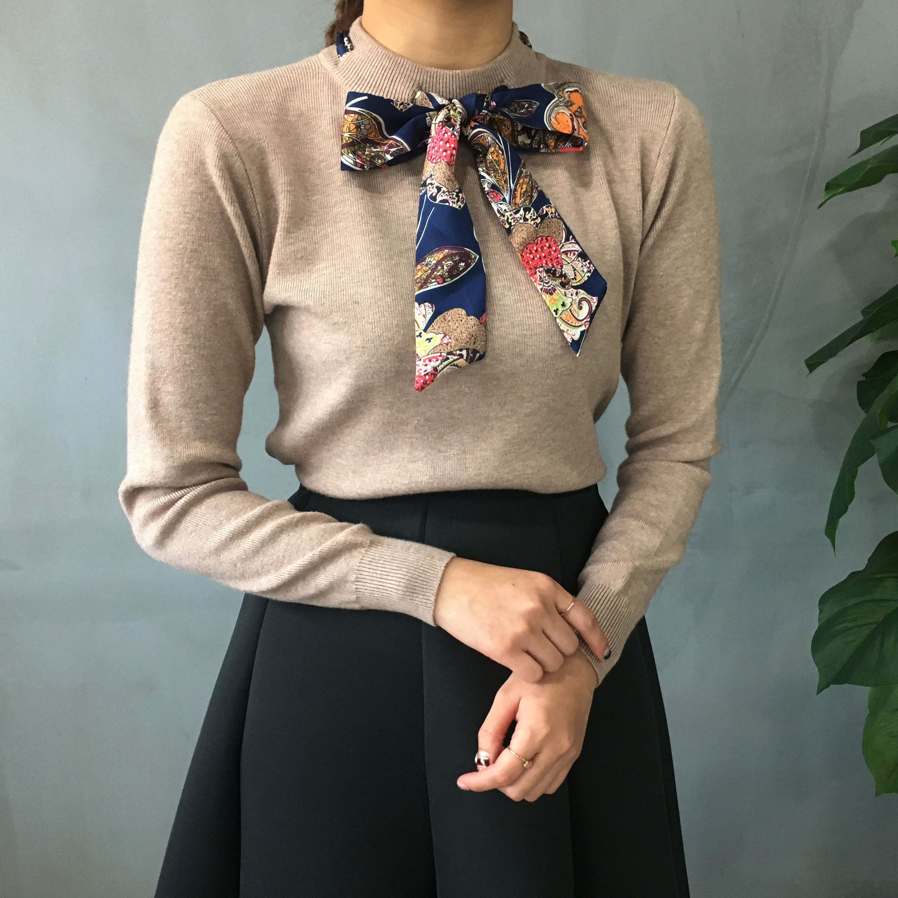 Banding flare incision Neoprene long skirt plan Un