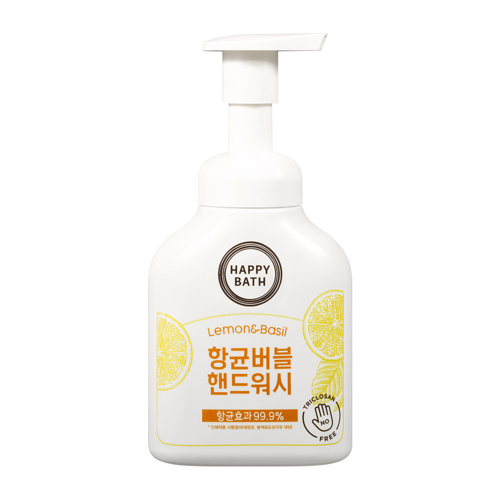 해피바스 레몬 앤 바질 버블 핸드 워시 250ml