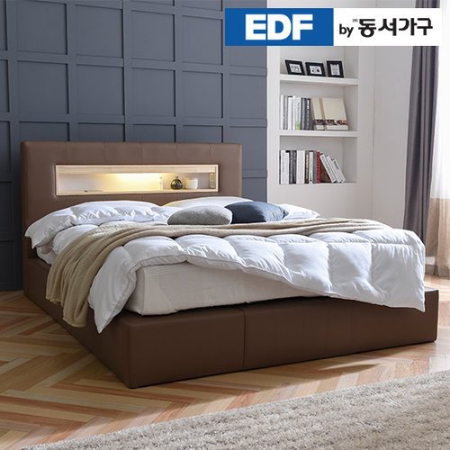 동서가구 EDFby동서가구 가죽통판형 LED 침대 Q