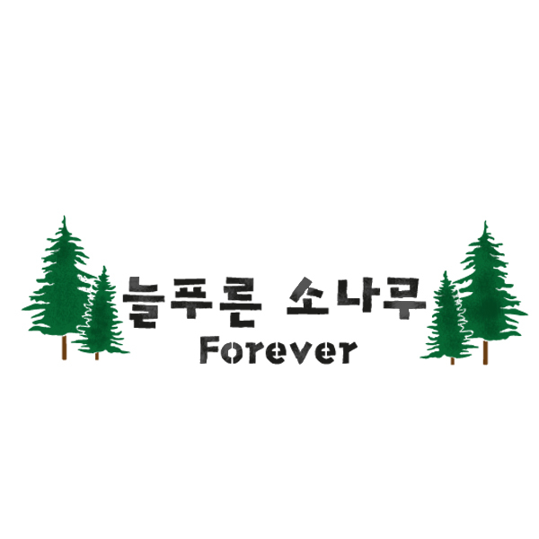 스텐실도안 늘푸른소나무 ST-2165