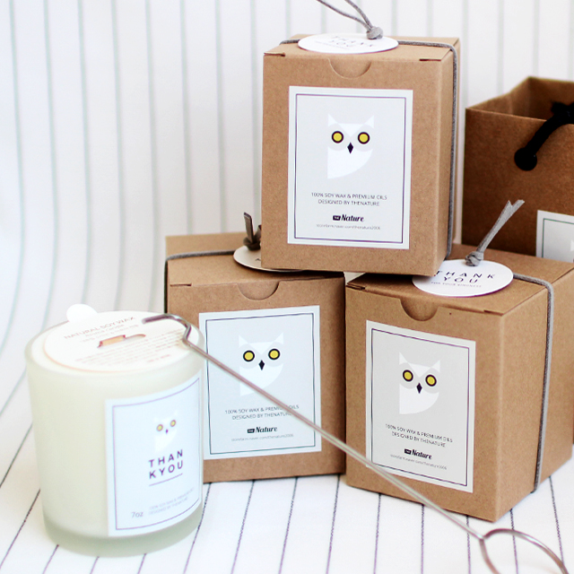 Merigold Round Soy Candle 9oz Lavender Herb Aroma 