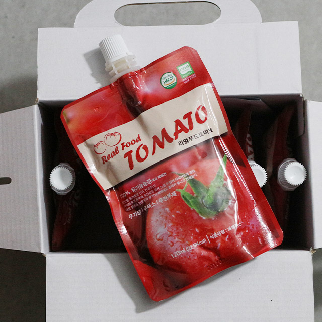 청원유기농 리얼푸드 토마토즙 120ml x 24개입