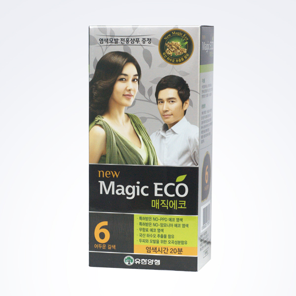 유한양행 매직에코 뉴 헤어 칼라 크림 120g