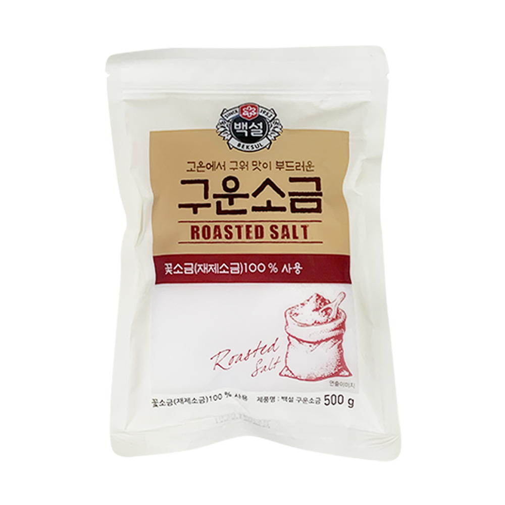 영진그린식품 백설 구운 소금 500g