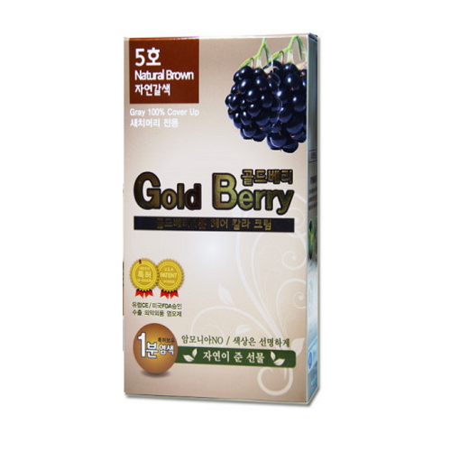 골드베리 1분 헤어 칼라 크림