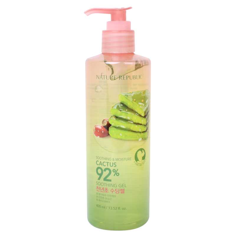 네이처리퍼블릭 수딩 앤 모이스처 천년초 92% 수딩 젤 400ml