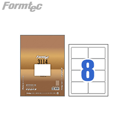 한국폼텍 물류관리용 라벨 LQ-3114 8칸 20매