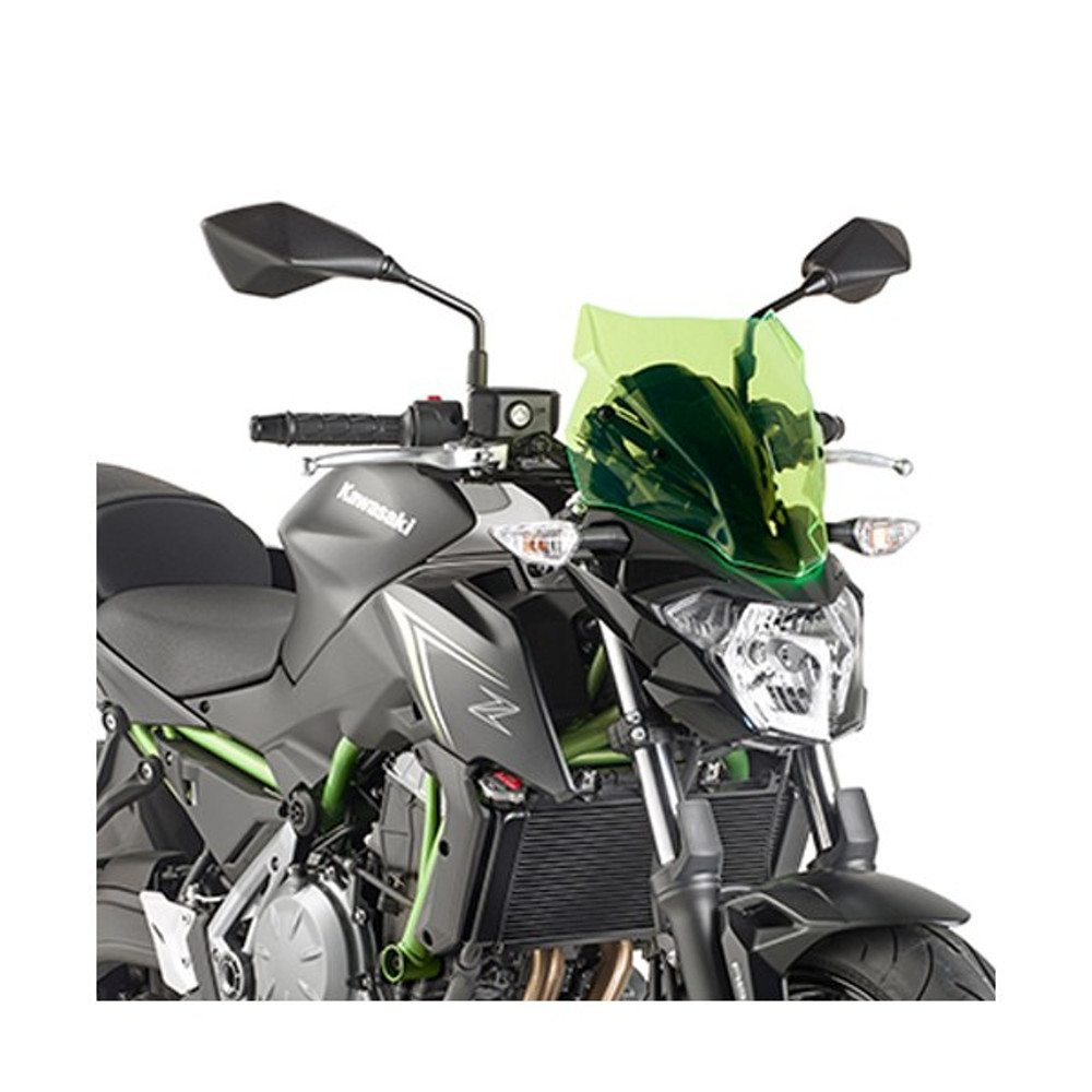 GIVI 지비 가와사키 Z650 17-19년 라임 숏스크린 A4117GR