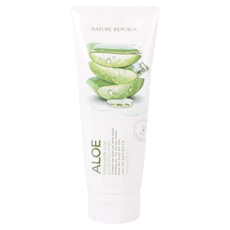 네이처리퍼블릭 프레시 허브 알로에 클렌징 폼 170ml