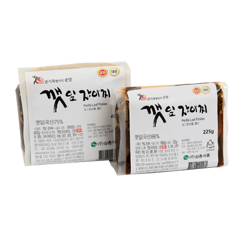 상촌식품 깻잎 장아찌 400g