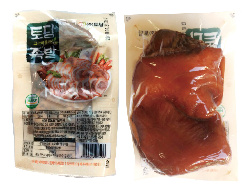 토담 그라비올라 족발 순살 무뼈 400g