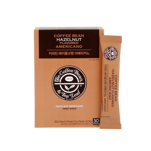 커피빈 헤이즐넛 아메리카노 15g x 30T