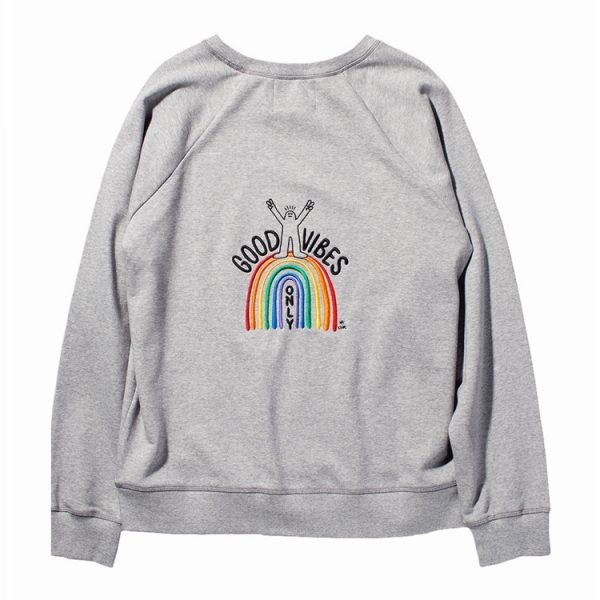 썸띵굿 썸띵굿 somethinggood good vibes only sweat shirts tshirts