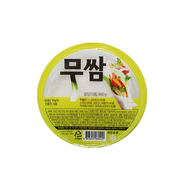 두레생협 무쌈 400g 2개