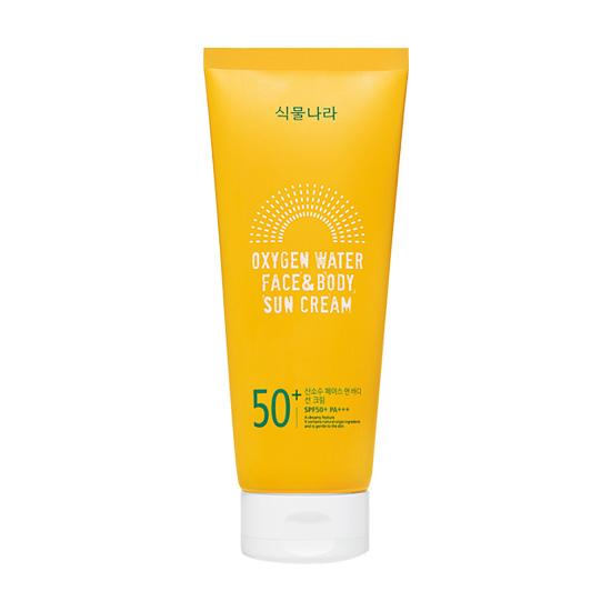 식물나라 산소수 페이스 앤 바디 선크림 200ml(SPF50+)