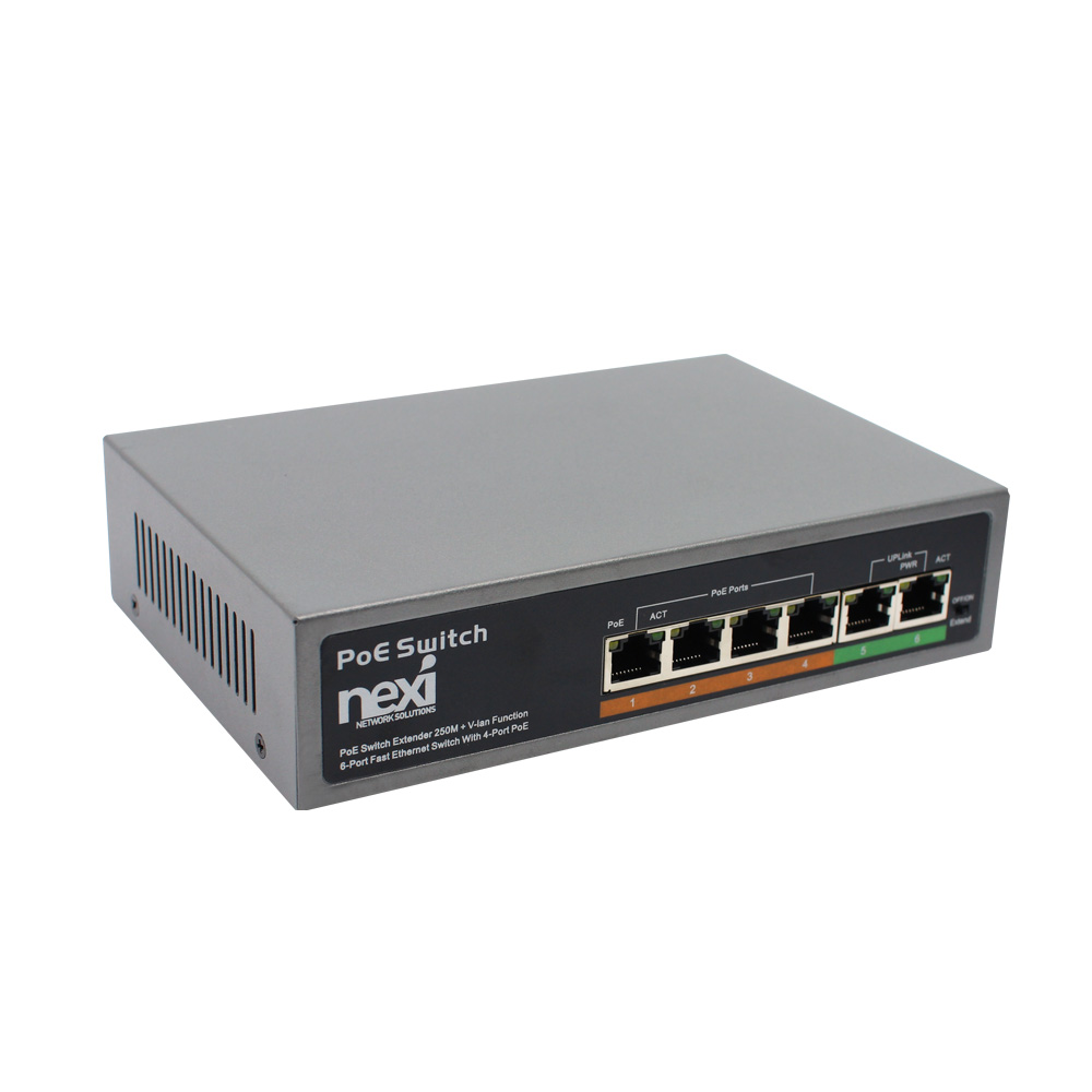 리버네트워크 넥시 NX-POE604EX20 PoE스위치허브 (NX660)