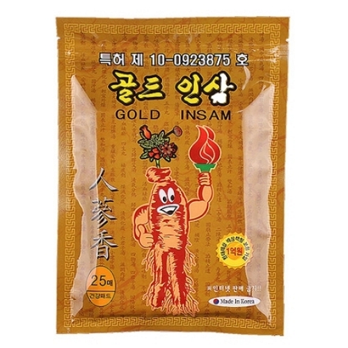 골드 인삼 건강패드 25매