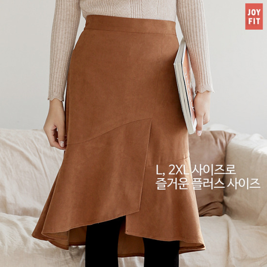 미씨엘라 미씨엘라 S 메이드 인어라인 밴딩 스커트