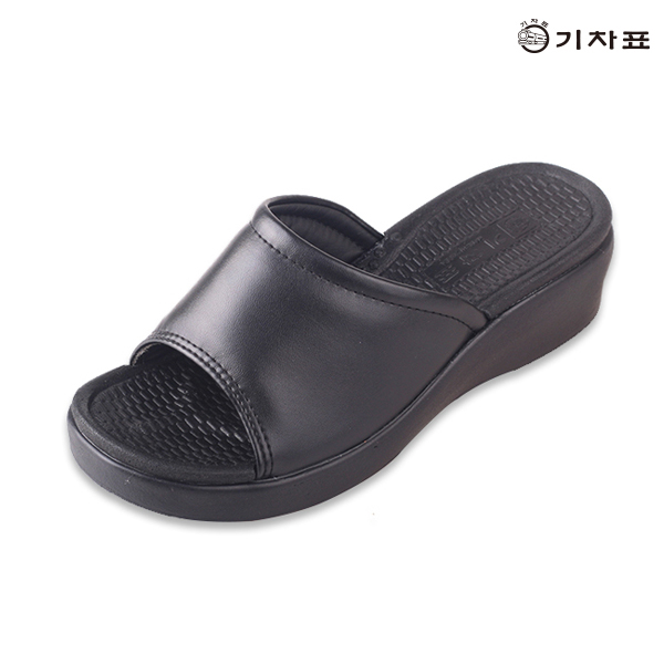 기차표 아모스 여성 쿠션슬리퍼 사무실슬리퍼 굽4cm