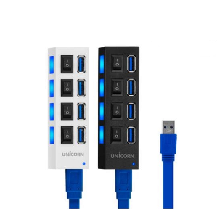 서진네트웍스 유니콘 UNICORN 4포트 USB 3.0 허브 (XH-Q4)