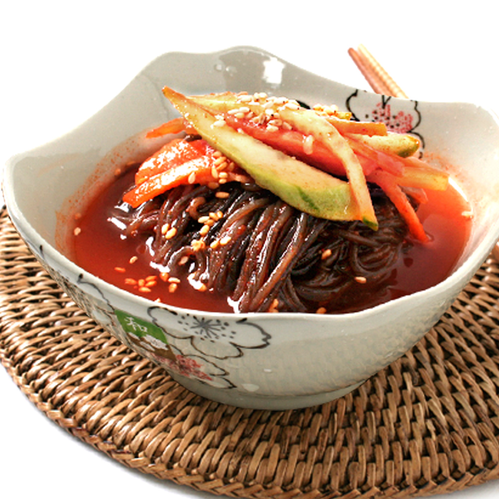 옥천 칡 냉면20인분 비빔장500gx2봉 겨자소스10