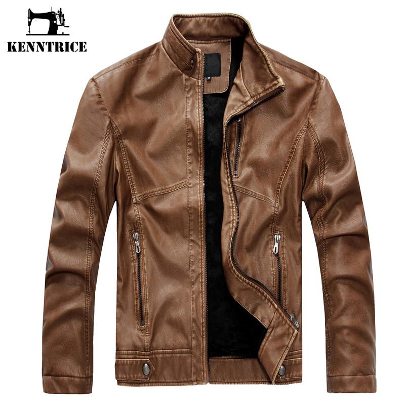 아이템 KENNTRICE Mens Leather Jacket Brand Motorcycle Leather Mens Jacket 봄 Autumn Winter Faux Leather - 네이버쇼핑