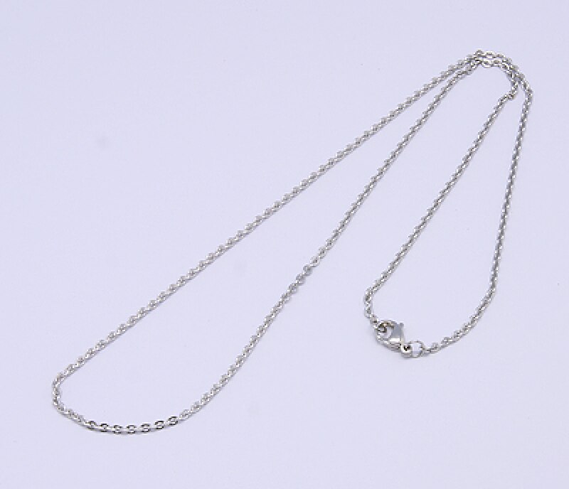 304 Stainless Steel Necklaces UniCable Chain Necklaces Stainless Steel Color 20 2x1 - 네이버쇼핑