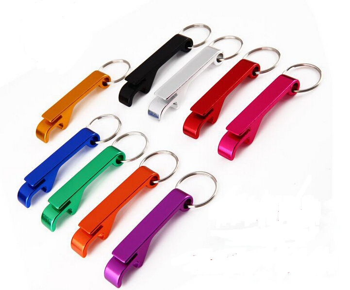 100PCS Portable Aluminum Alloy Key Ring Keychain Bottle Opener Beer Opener Multi Color Promotional - 네이버쇼핑
