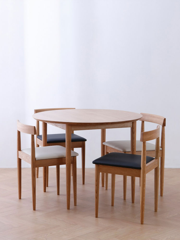 마론 원목 원형 테이블 Marron Round