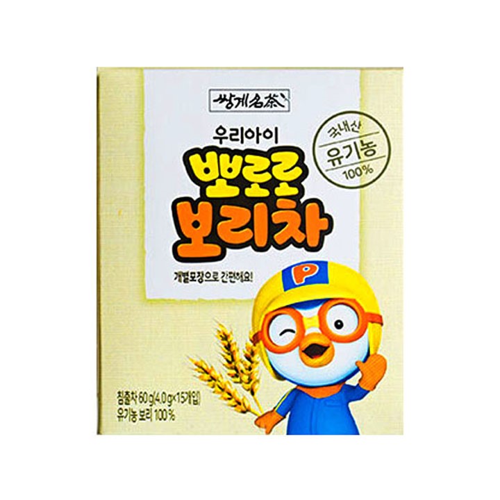 쌍계명차 쌍계명차 우리 아이 뽀로로 보리차 4g x 15개입