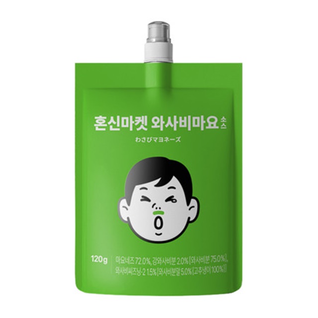 원일식품 혼신마켓 와사비마요소스 120g
