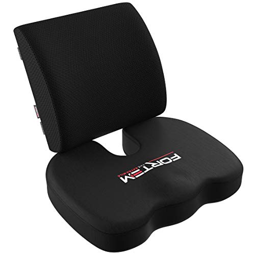 Seat Cushion and Lumbar Support For Car Office Computer Chair Wheelchair Quality Orthopedic Memory - 네이버쇼핑