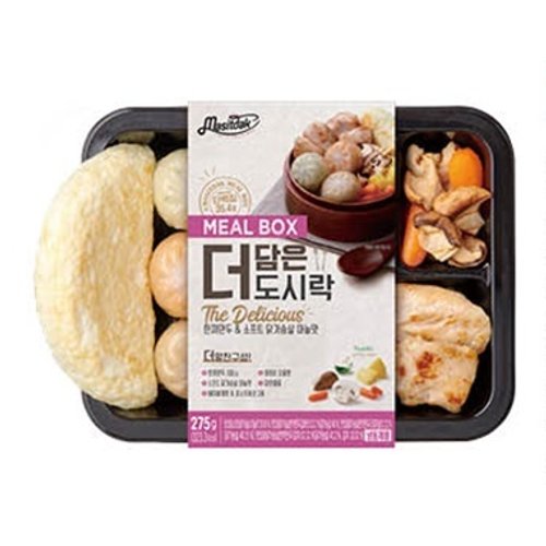 맛있닭 더담은 도시락 한끼만두 소프트 닭가슴살 마늘맛 275g