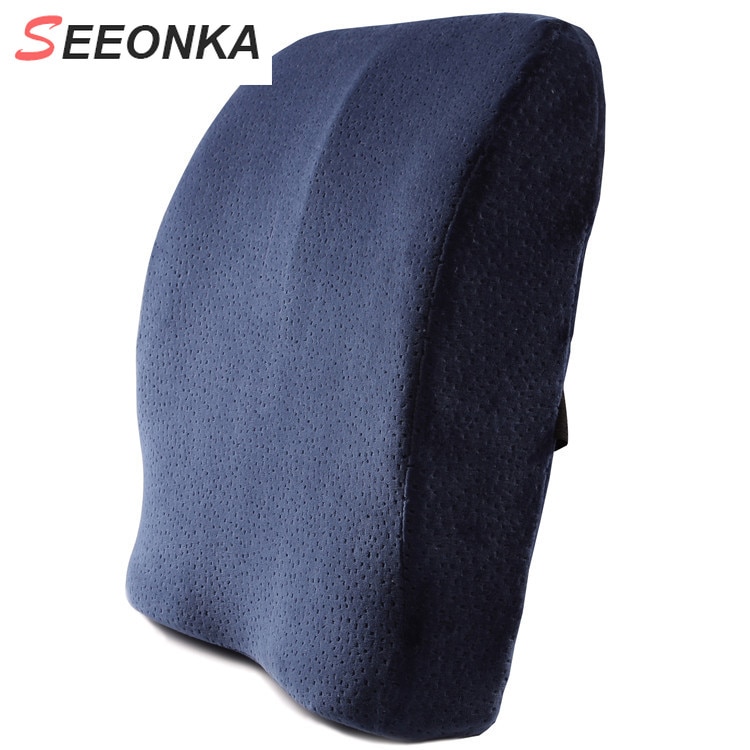 Memory Foam Lumbar Support Back Cushion Firm Pillow for Computer Office Chair Car Seat Recliner Lowe - 네이버쇼핑